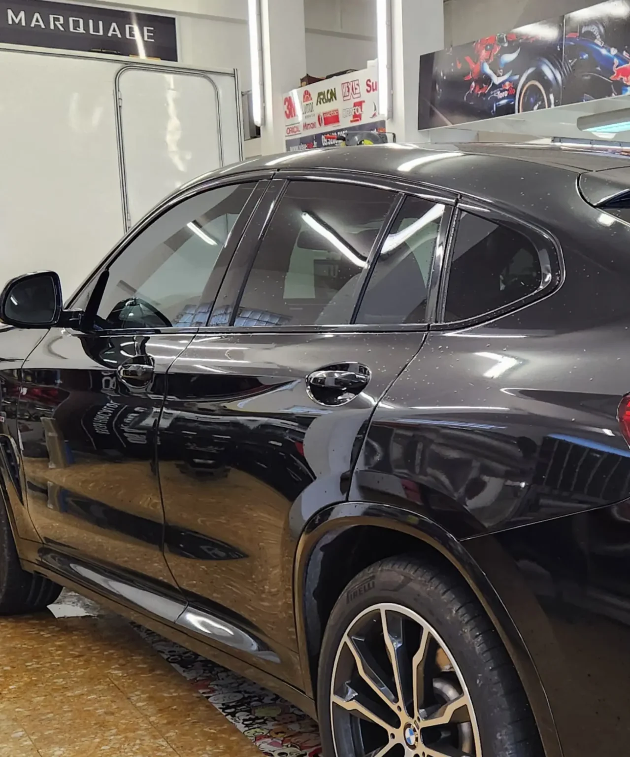DECHROMAGE BAGUETTE VITRE BMW SPORT EDITION