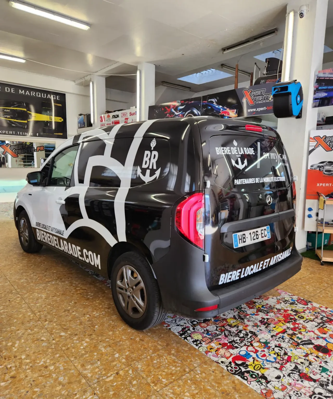 Flocage Publicitaire Semi Covering Utilitaire Mercedes Toulon