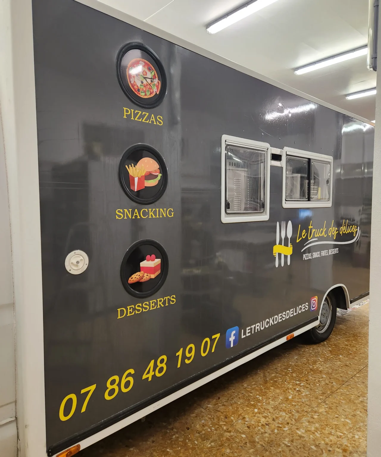 covering gris camion truck