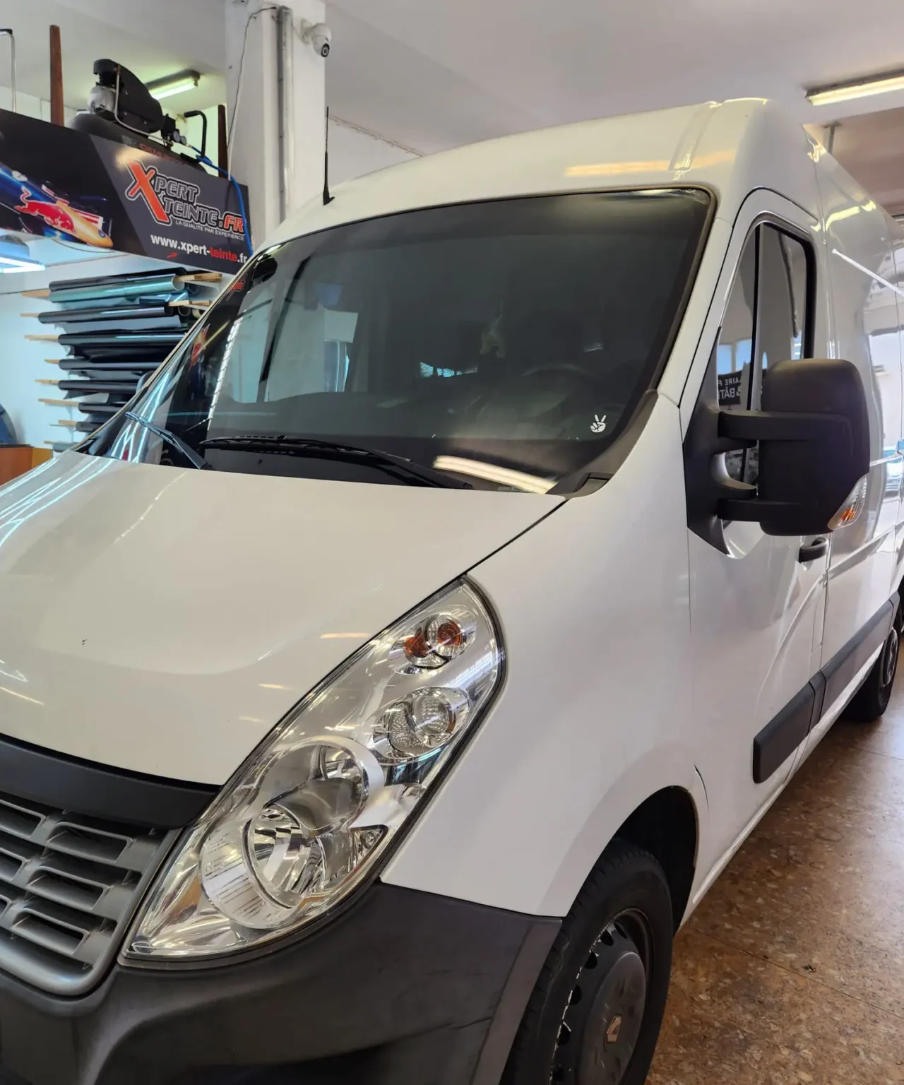 film protection pare-brise camion