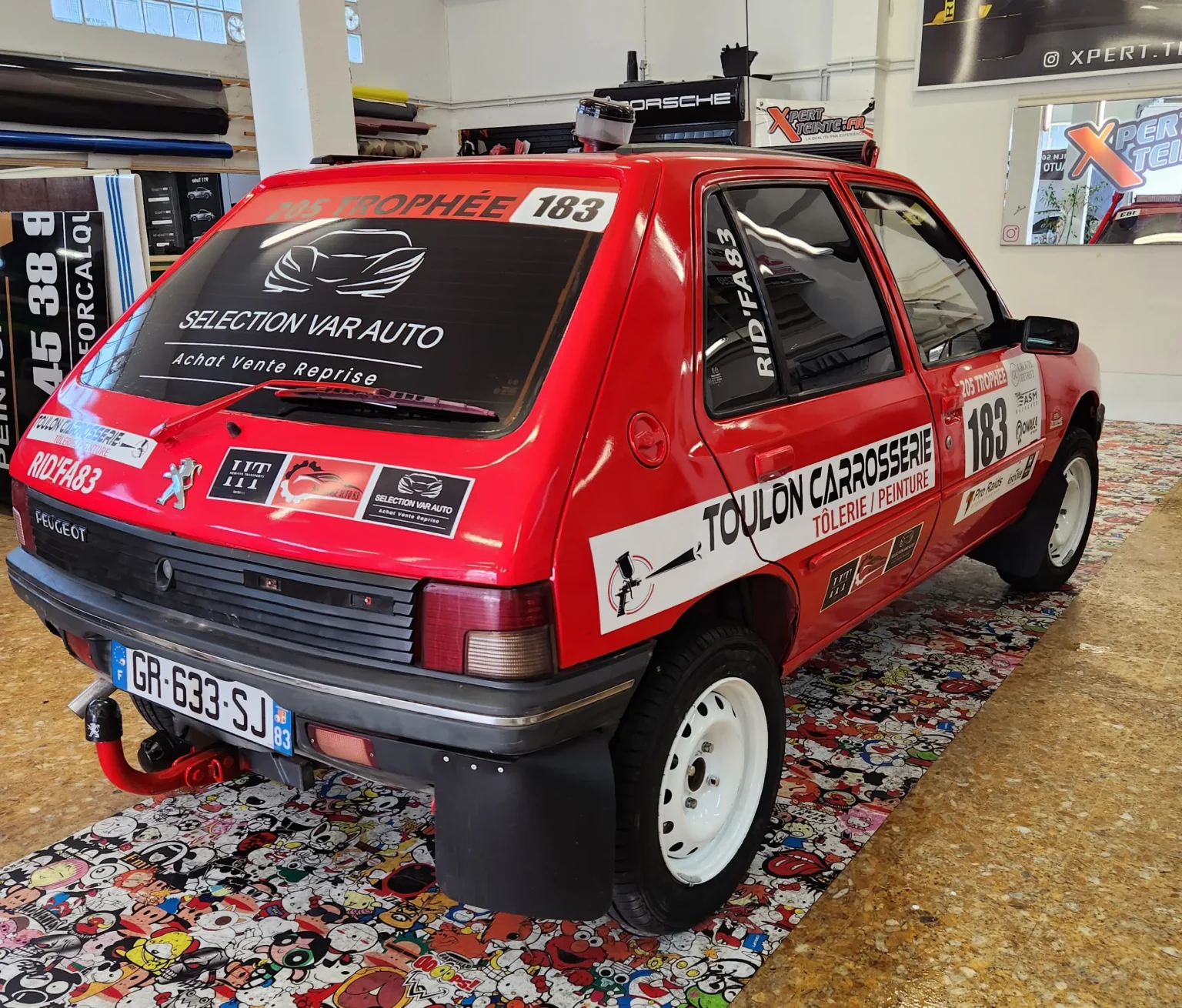 marquage sponsors Maroc 205 trophée