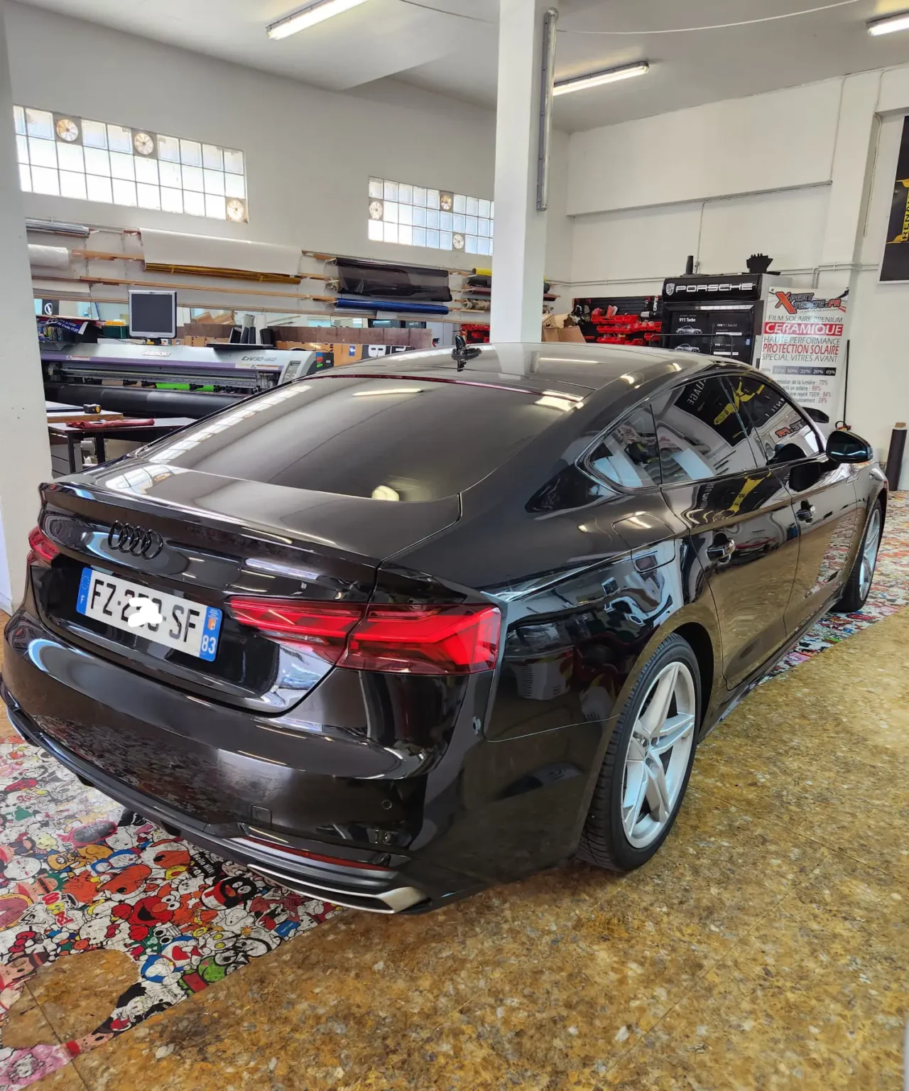 Audi a5 vitres teintées Toulon VAR 83