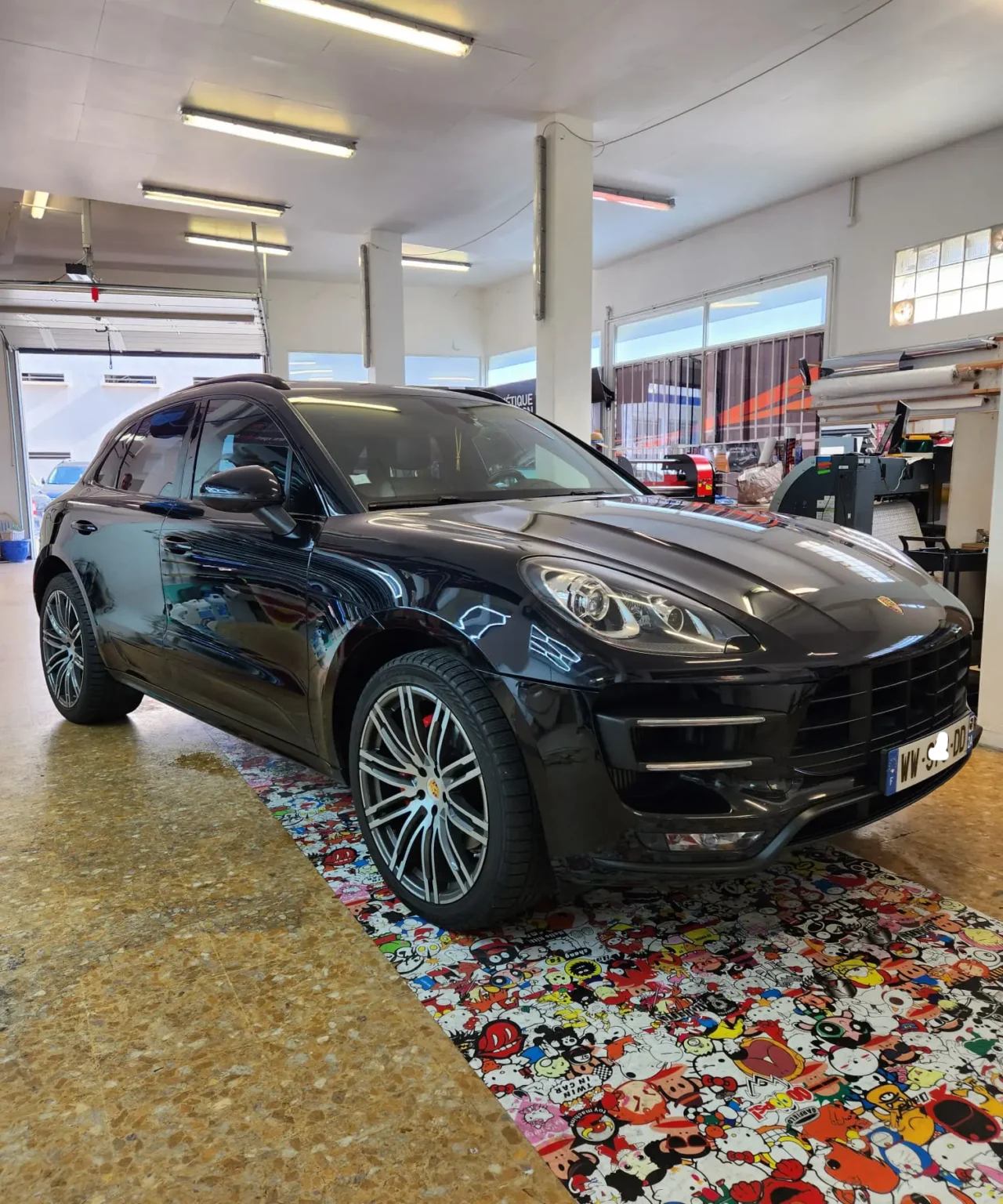 Porsche Macan protection solaire des vitres