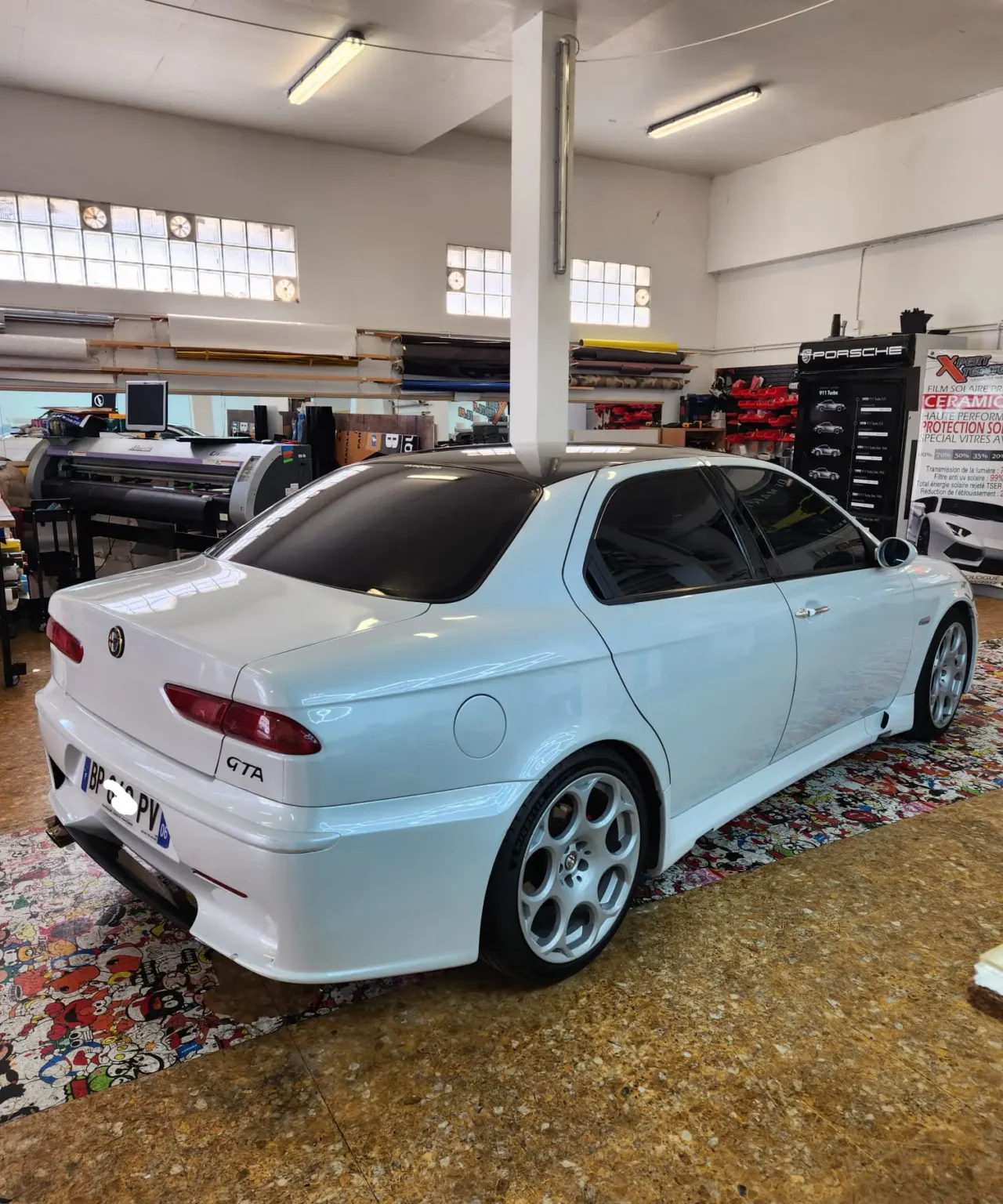 Vitre teinte Alpha Romeo GTA Toulon
