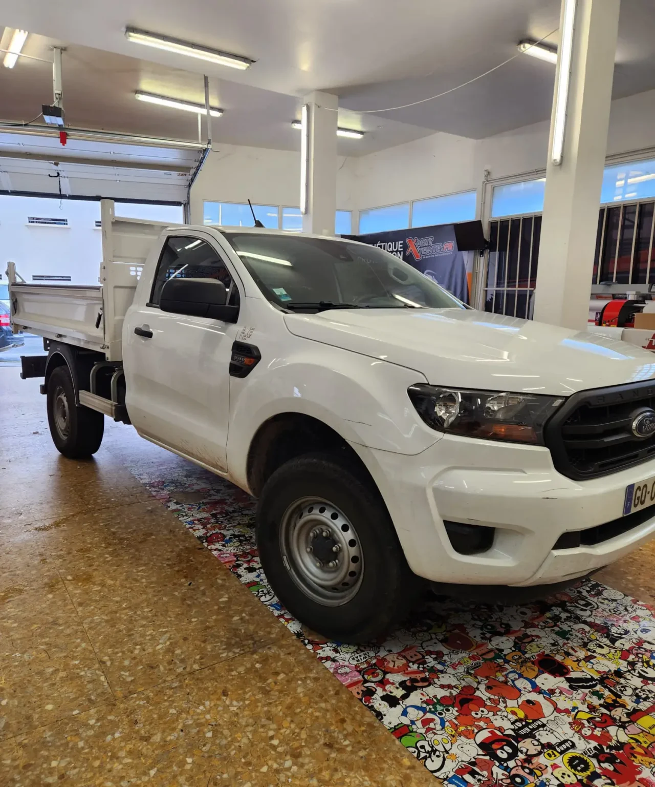 Vitres teintées Ford utilitaire Camion Benne Toulon