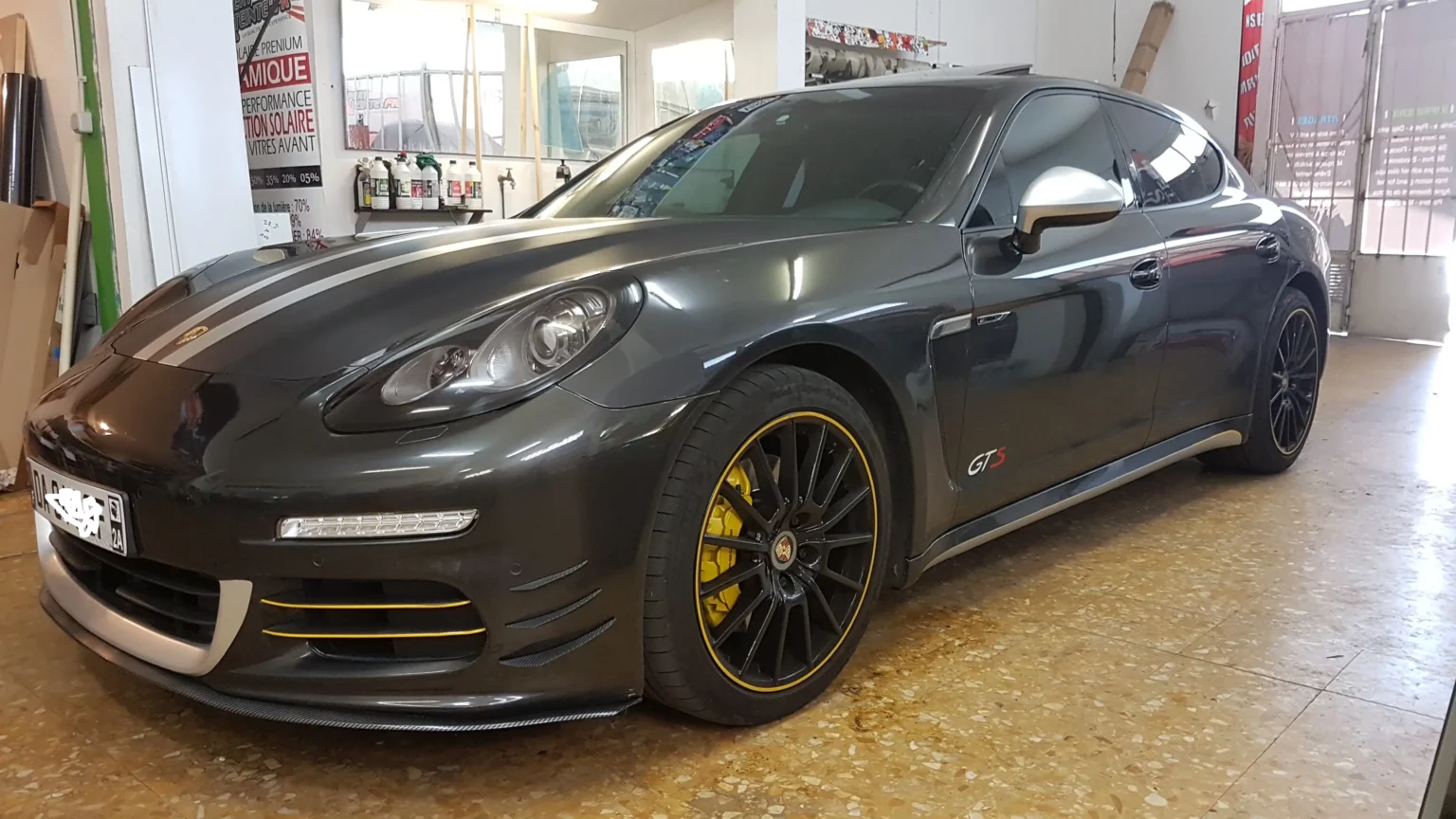 vitre teinte Porsche Panamera toulon 83