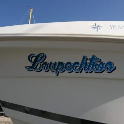Nom de baptême bateau personnalisé